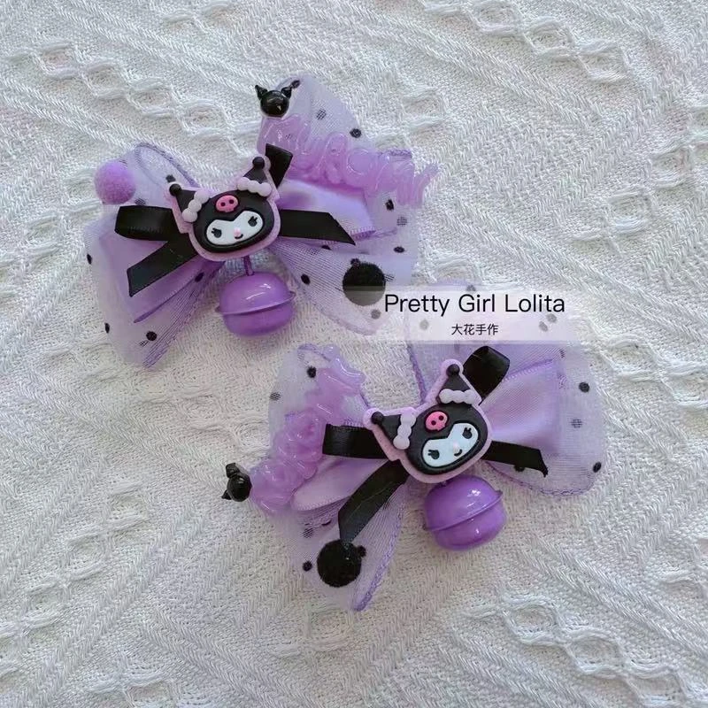 Lenakids【酷洛米发夹一对】气质时髦女宝配饰ZP24081409