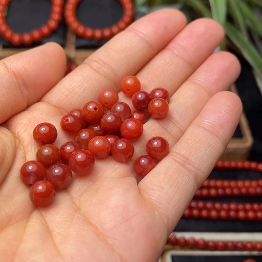 【闪购商品】南红玛瑙原矿单珠7多样性发1未镶嵌