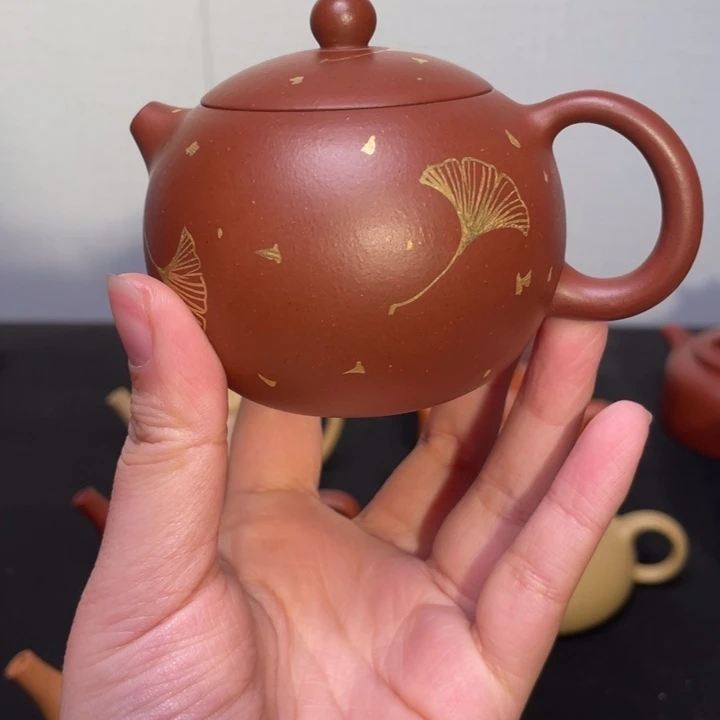 紫砂壶不***友全手工苗金