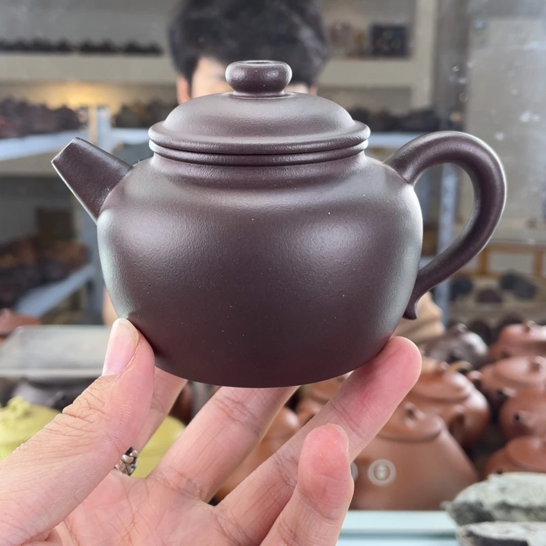 茶壶紫砂200cc老紫泥茶壶
