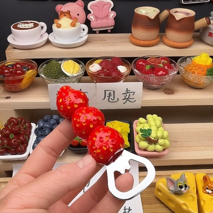 食玩冰箱贴凭开箱视频售后
