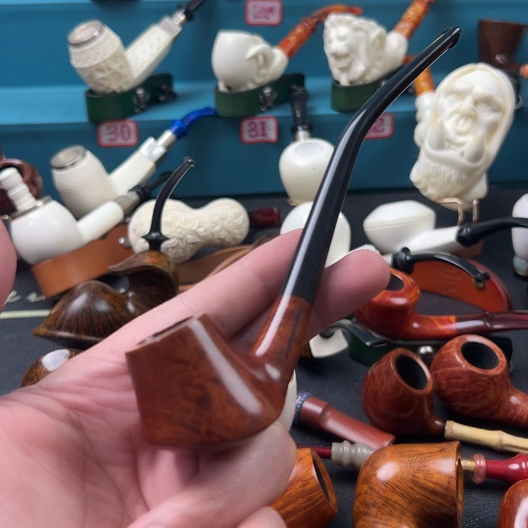 鱼***中意大利石楠木烟斗