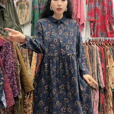 招财猫收腰裙887-2