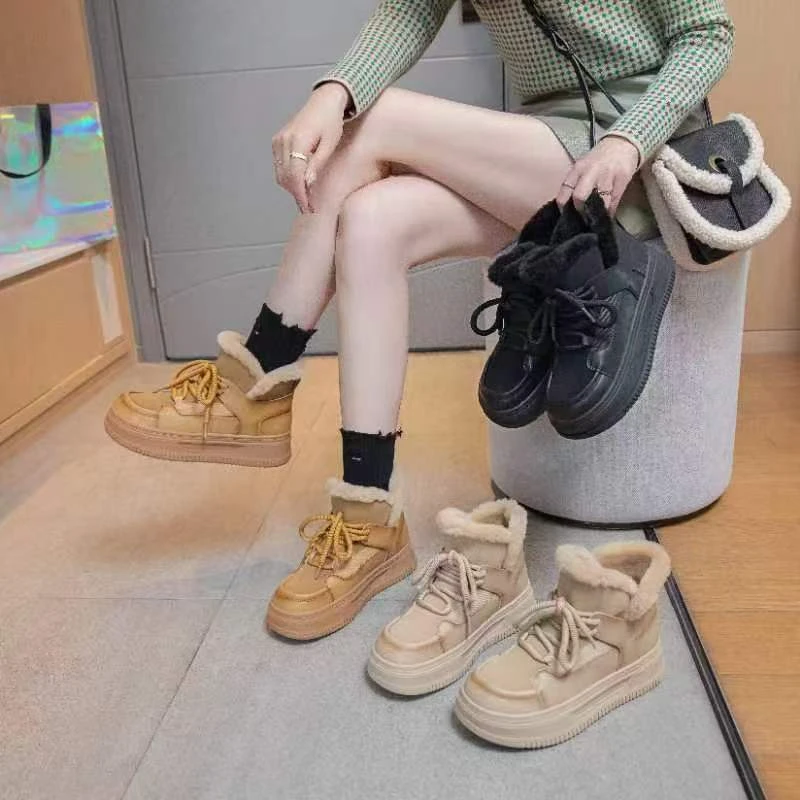 33659雪地棉女款加厚防滑底18812