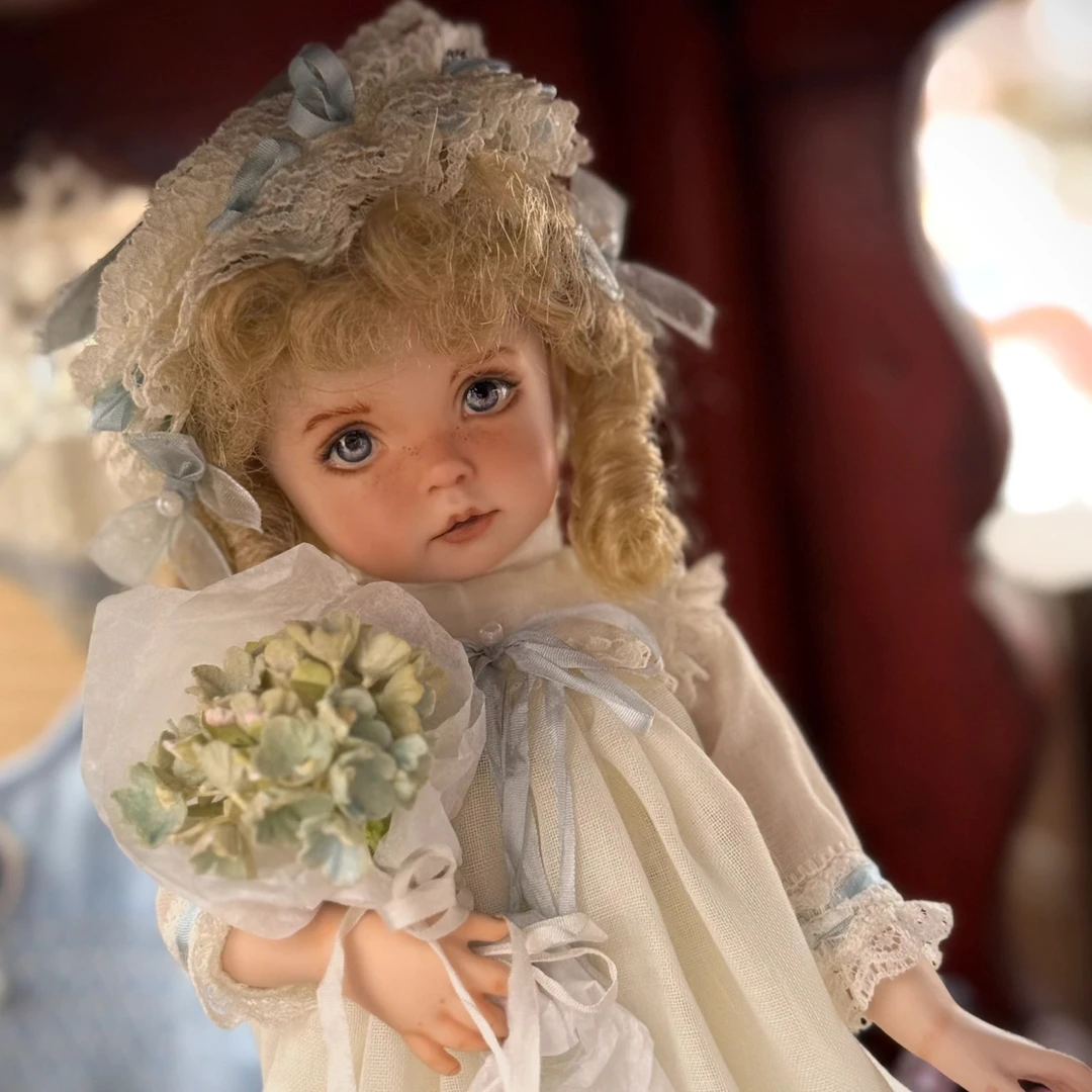 美国艺术家手工制作陶瓷娃娃孤品，不退，不换，顺丰到付当面验收。