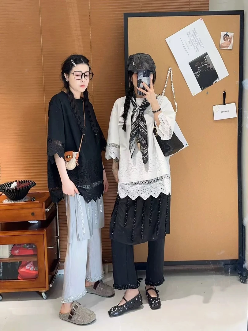 【钉珠亮片屁帘】2025夏新品叠穿神器屁帘半身裙短裙