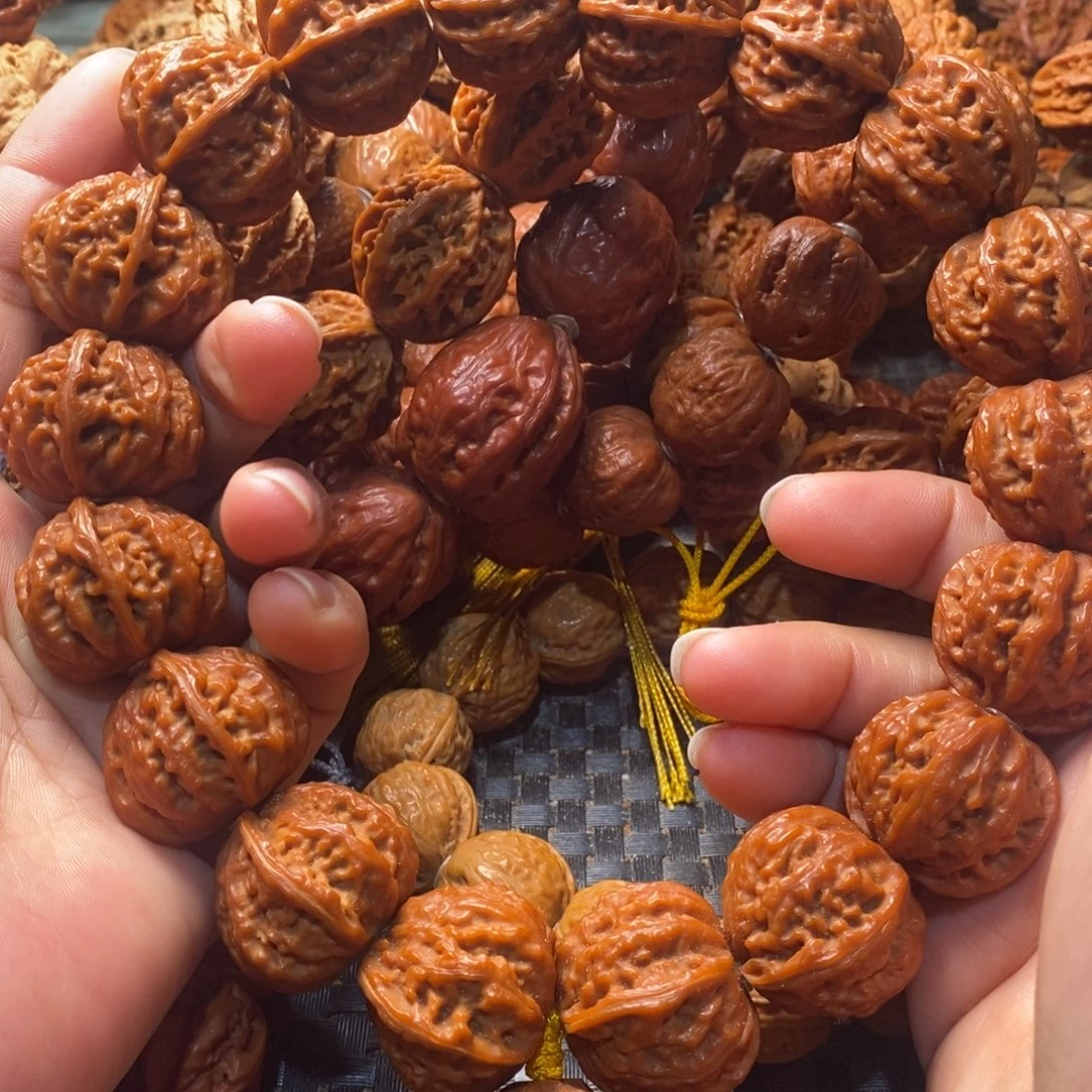 文玩核桃吊坠粗筋方墩