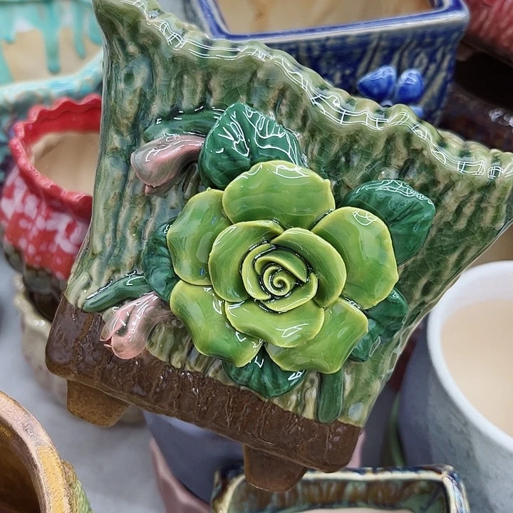 多肉绿植陶瓷花盆