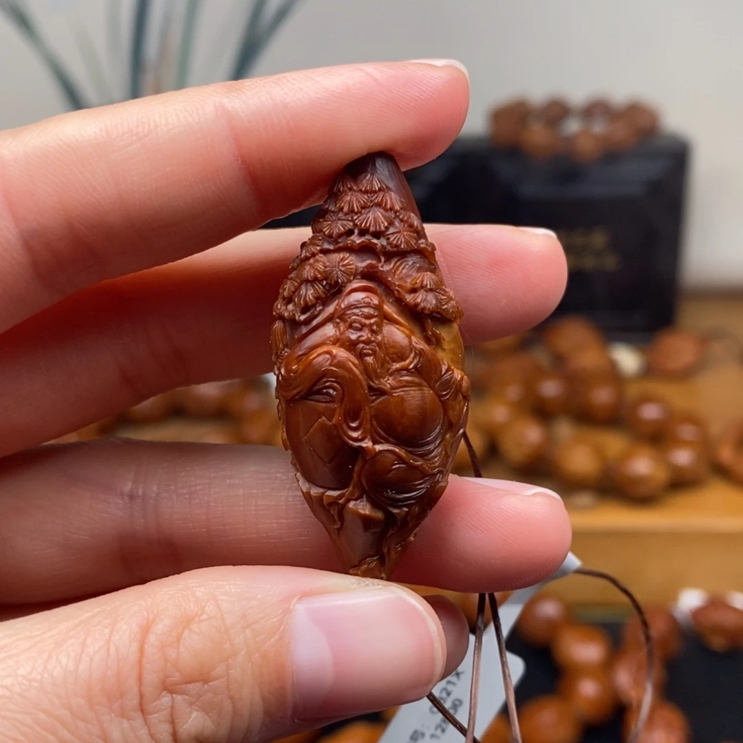 手串橄榄核许忠英老师太白醉酒