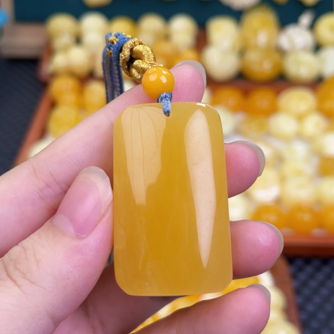 蜜蜡项链未镶嵌蜜蜡