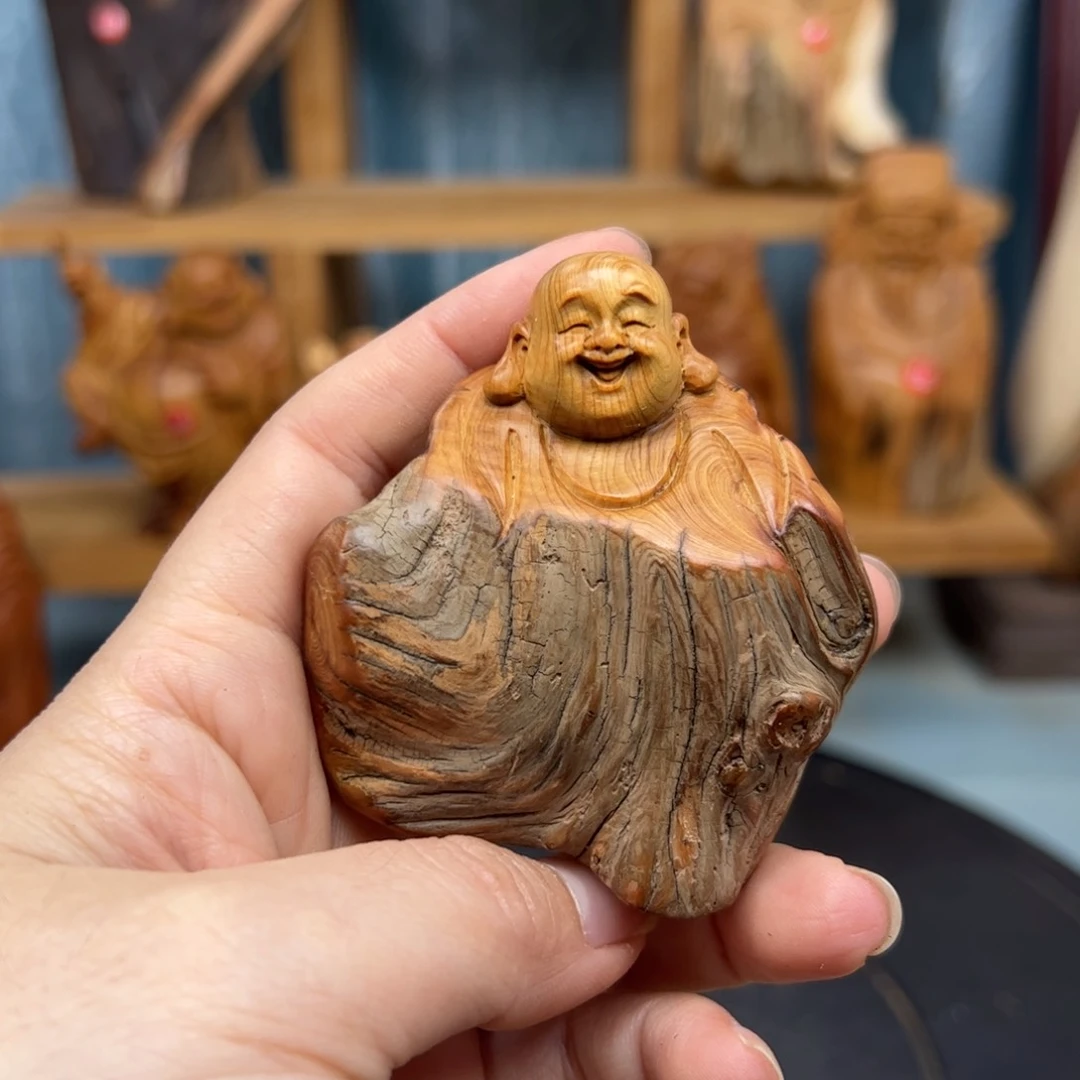 木用****9崖柏木摆件手把件