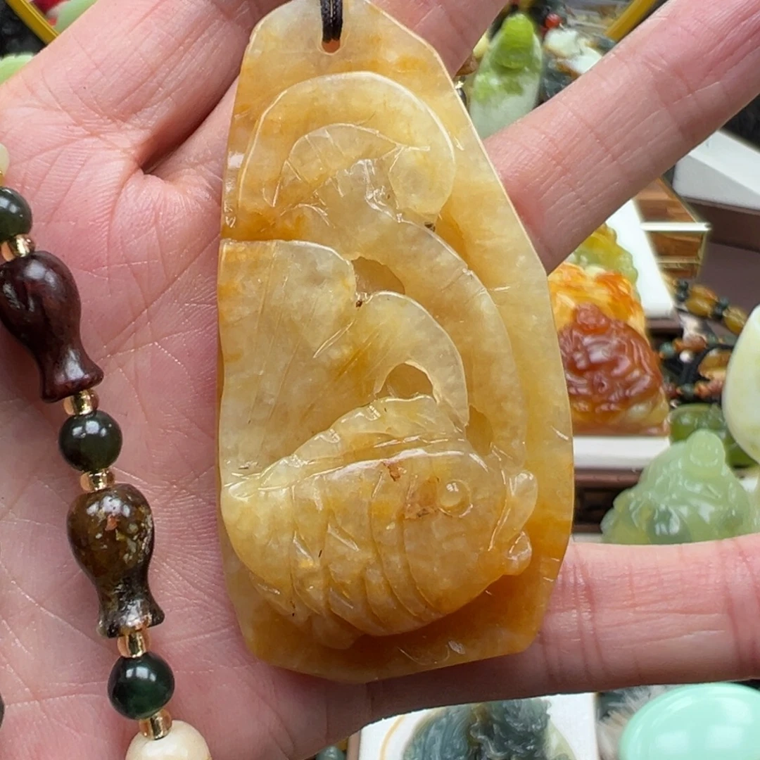 岫玉未镶嵌挂件挂件