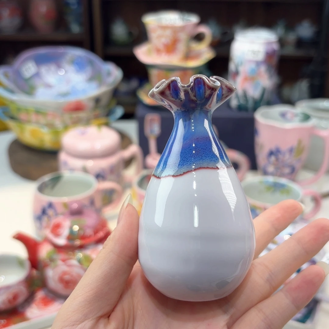 景德镇手绘高温釉下彩陶瓷茶具