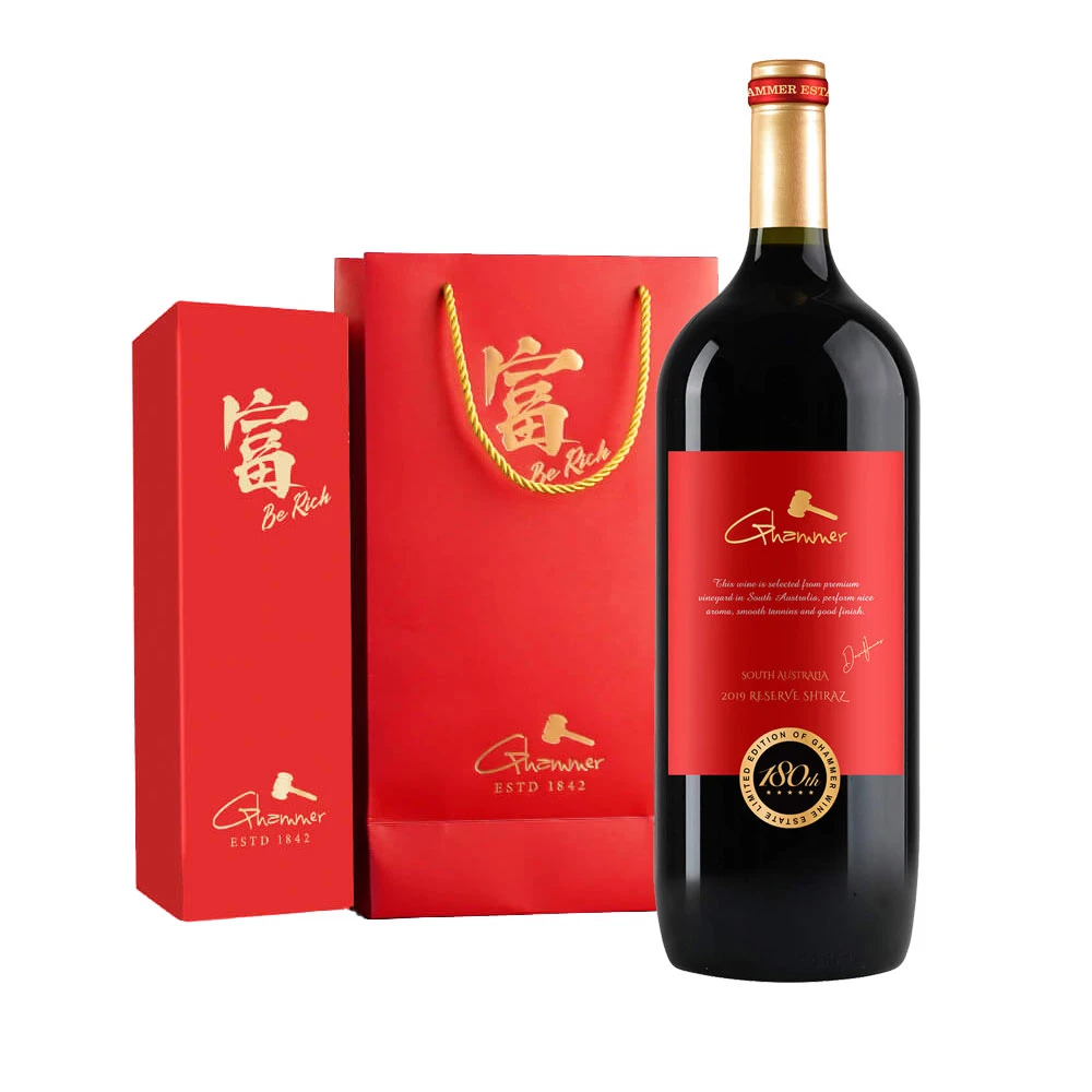 大金锤南澳西拉干红葡萄酒1.5升礼盒