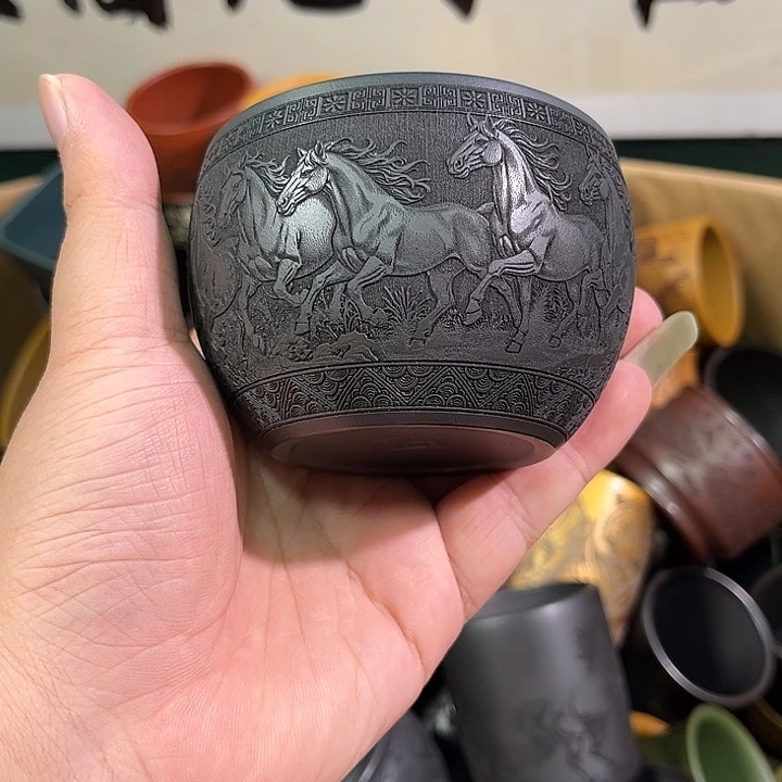 茶杯紫砂全手工紫砂主人杯