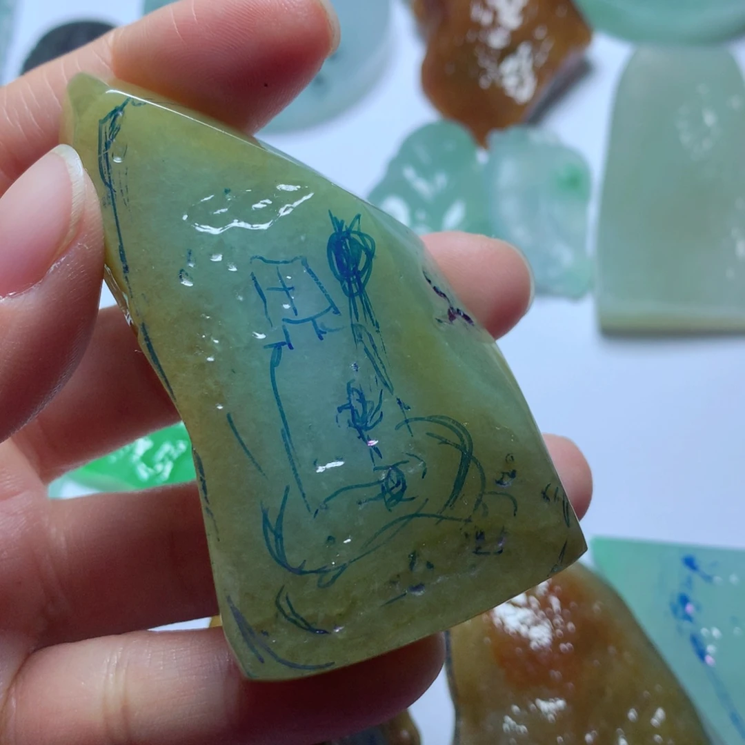 定制翡翠未镶嵌包工