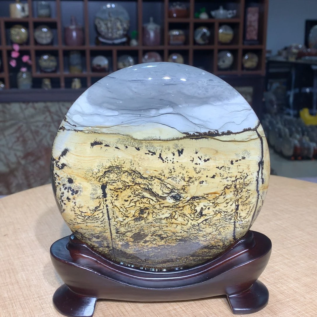 紫砂广西国画石，观赏收藏