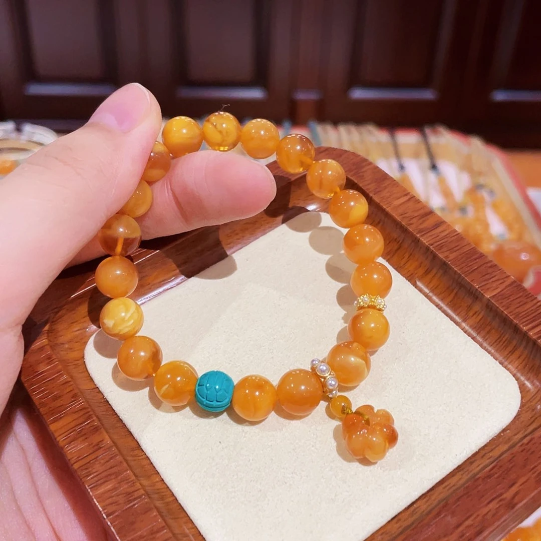 蜜蜡手链未镶嵌手串