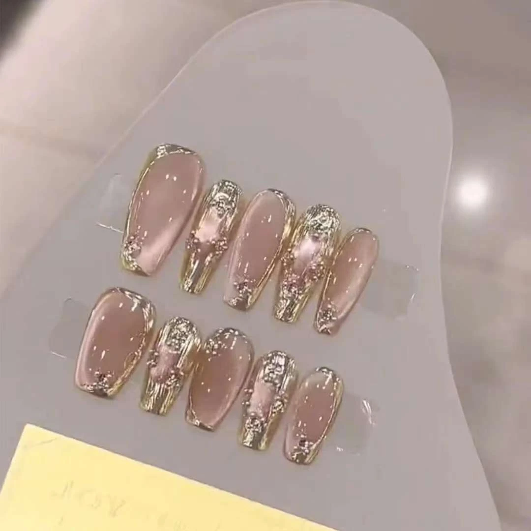 【布契拉提】纯手工穿戴甲 光疗甲一副10片装