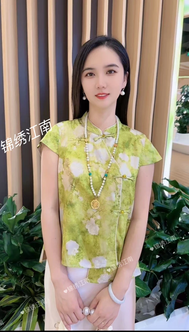 【福禄绘锦】中国风人丝提花马甲夏季显瘦马夹宽松气质中国风印花