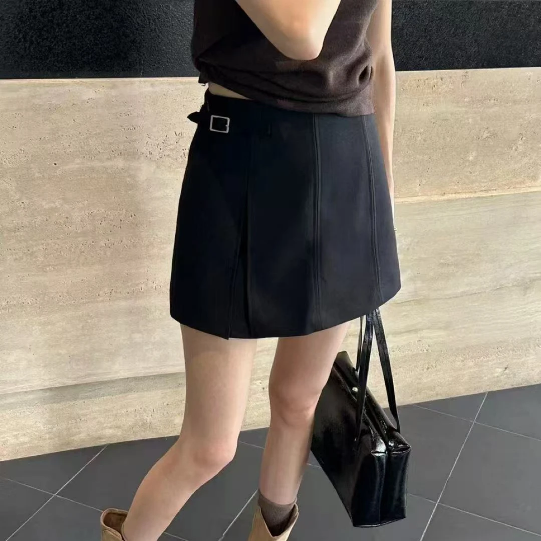秋冬十三行定制【加厚】西装半身裙防走光裤裙803