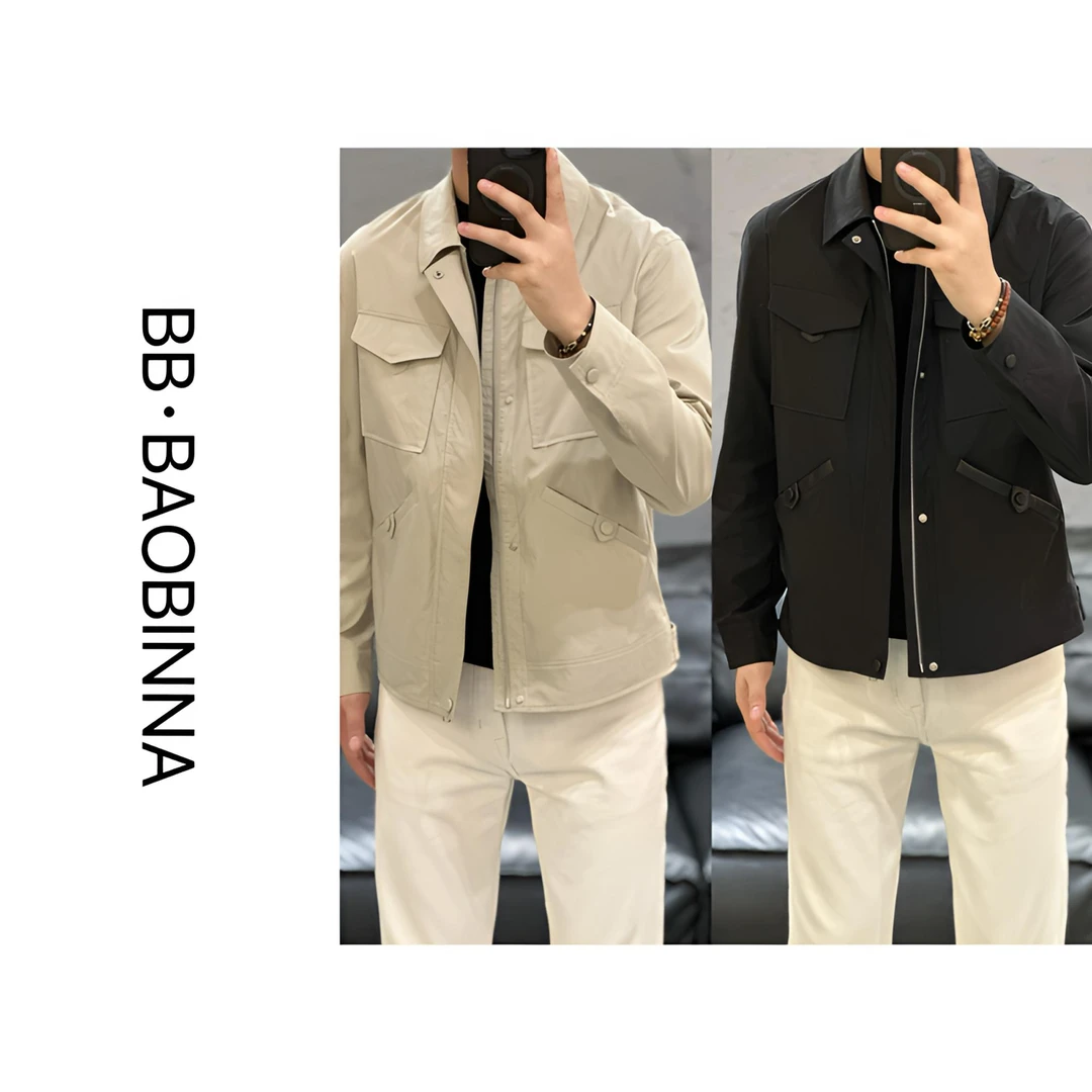小野· 男装 | "多口袋" 高订轻奢时尚百搭翻领夹克61069
