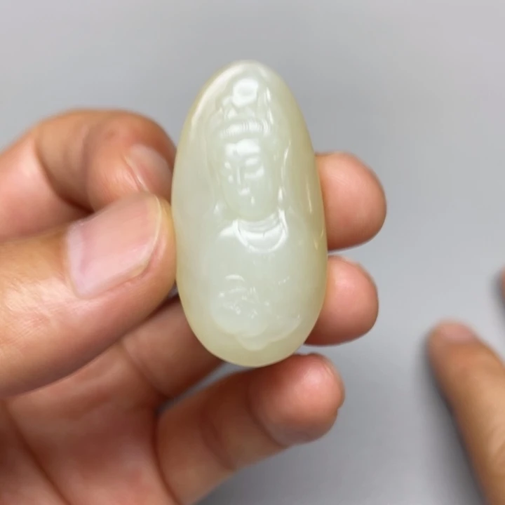 和田玉未镶嵌吊坠(不含链)1****6