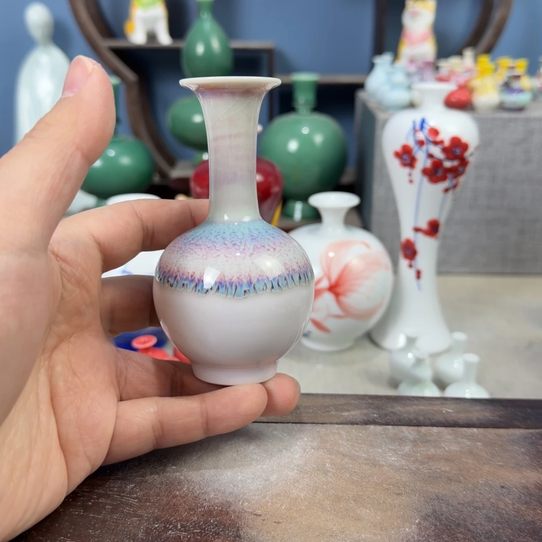 陶瓷手工小花器摆件