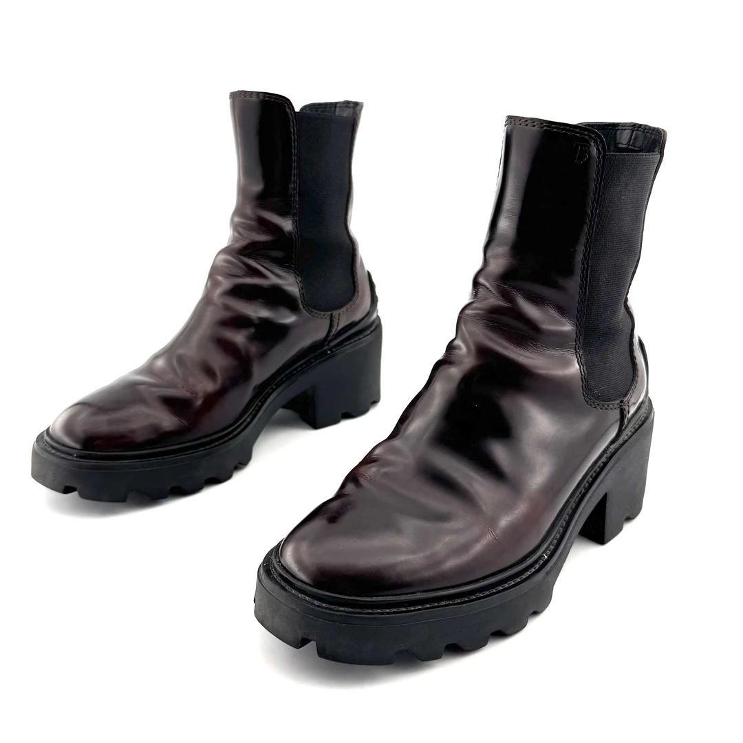 99新 TOD’S/托德斯 TOD'S/托德斯 34.5码 切尔西靴 D5445
