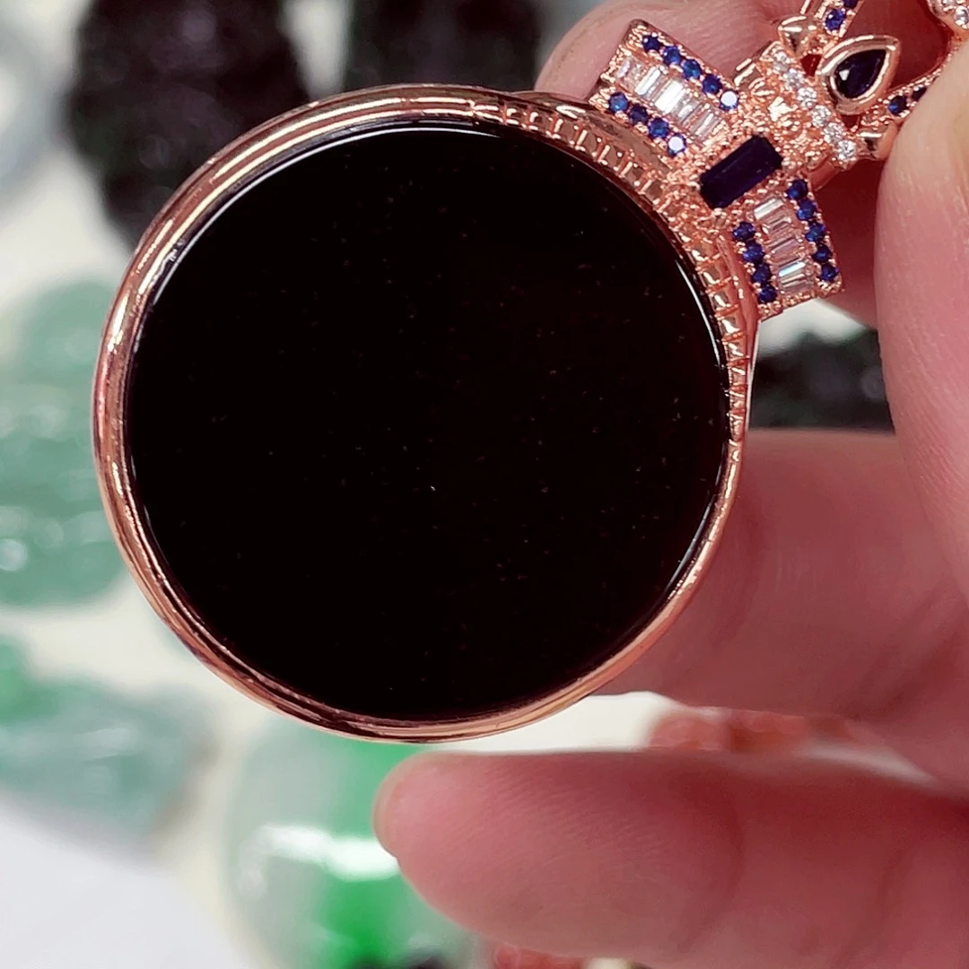 翡翠未镶嵌颈饰先鉴后发一物一证