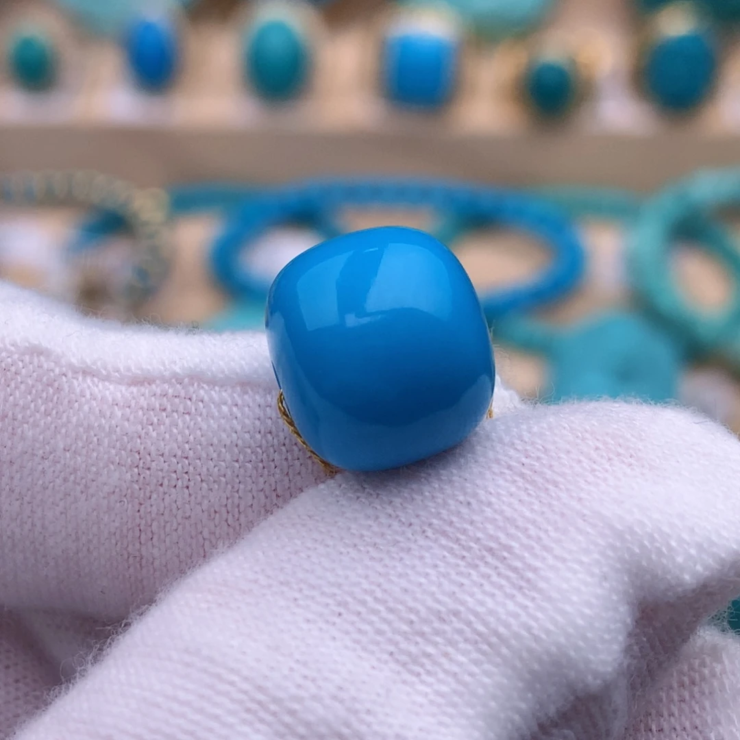 绿松石未镶嵌珠宝奇石11.6mm