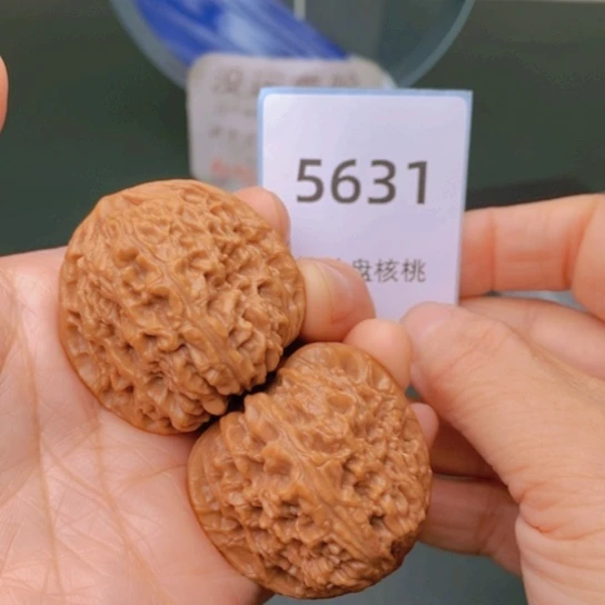 把件文玩核桃39凹底高炮南疆石5631