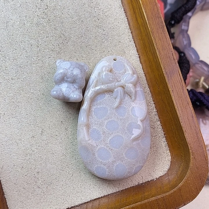 硅化玉吊坠(不含链)未镶嵌*️**