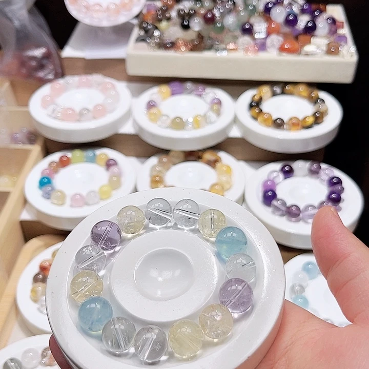 水晶手链未镶嵌天然水晶