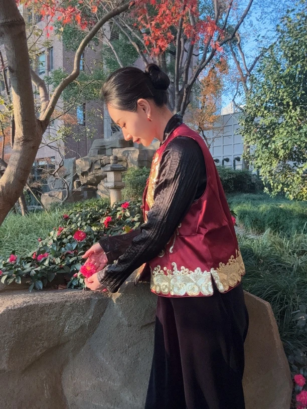 【龙腾四海】高级感红色重工祥龙亮片刺绣中式马夹