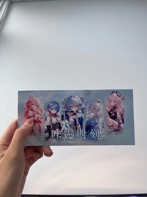 贝壳玩法【咔漫时刻拍立得撕拉卡】 二次元动漫收藏卡 (默认代拆）