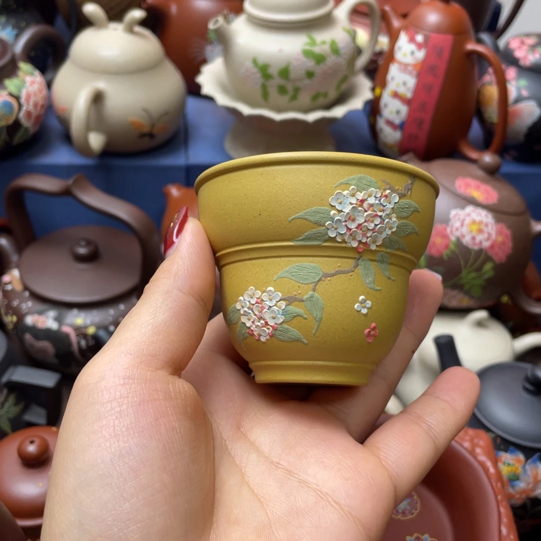 紫砂茶杯紫砂主人杯100cc