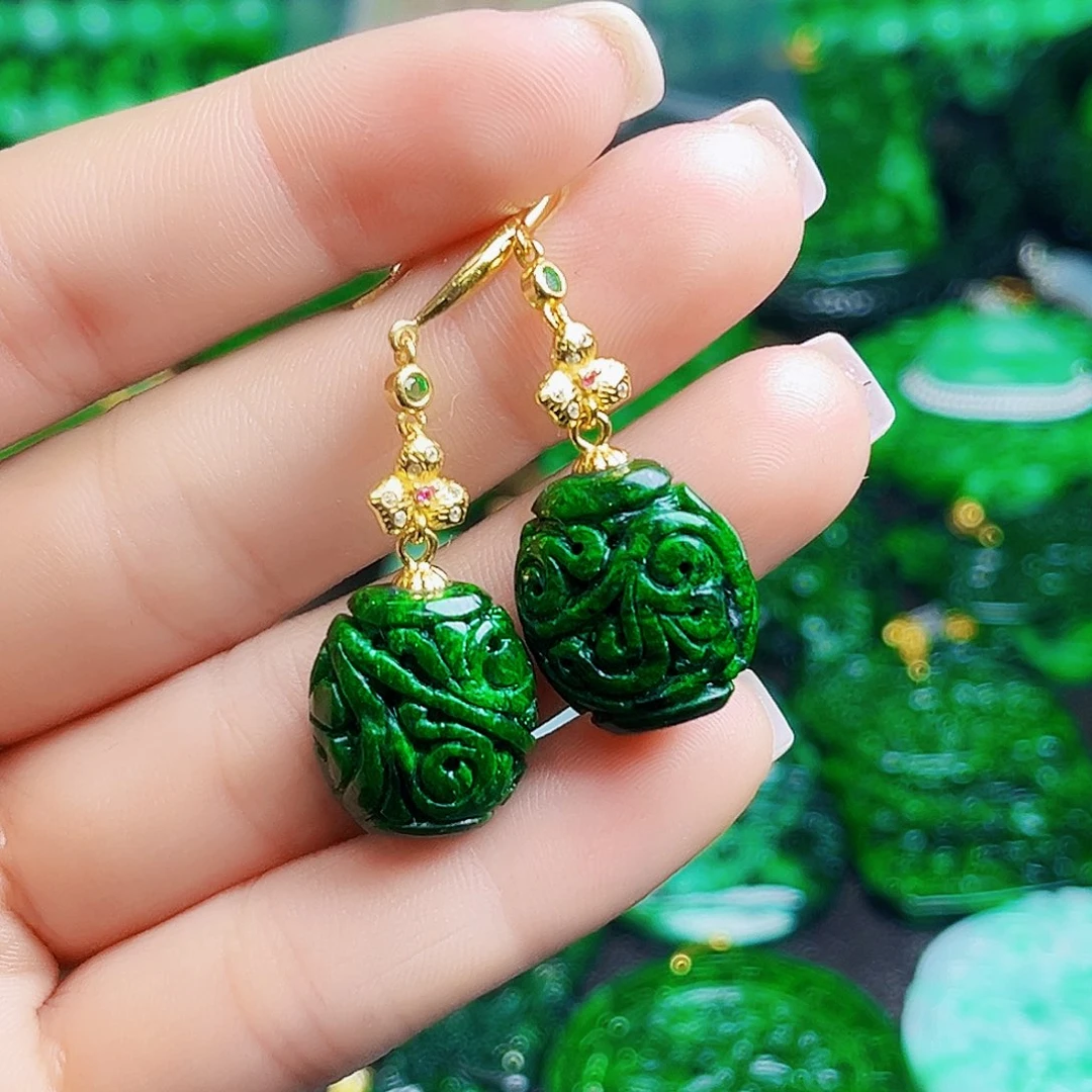 颈饰银S925镶嵌翡翠多样性