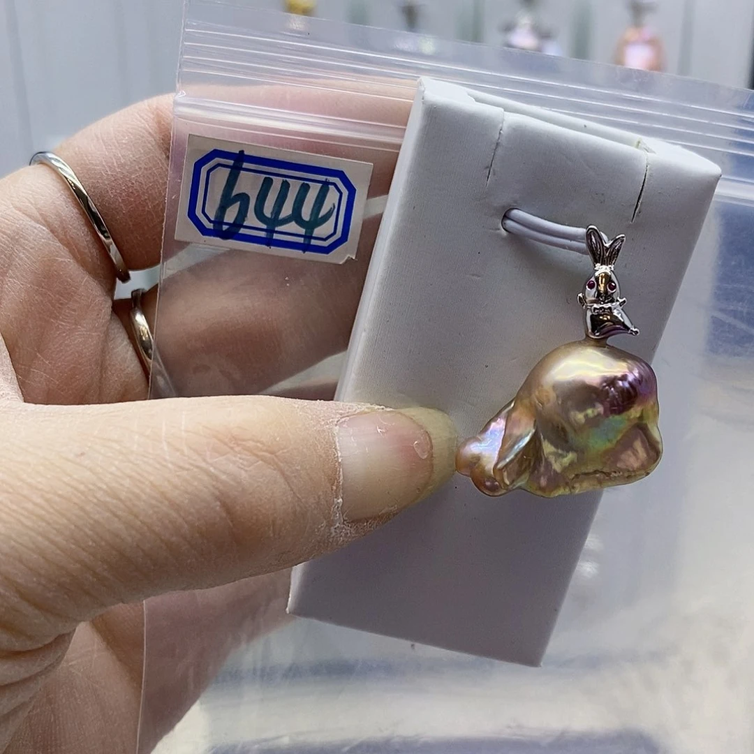 颈饰合金淡水珍珠