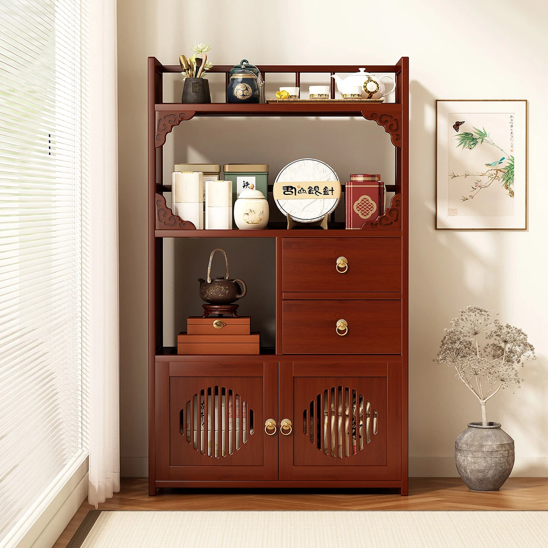 茶几办公室小型多功能茶水柜茶壶置物架小户型茶具茶叶收纳储物架