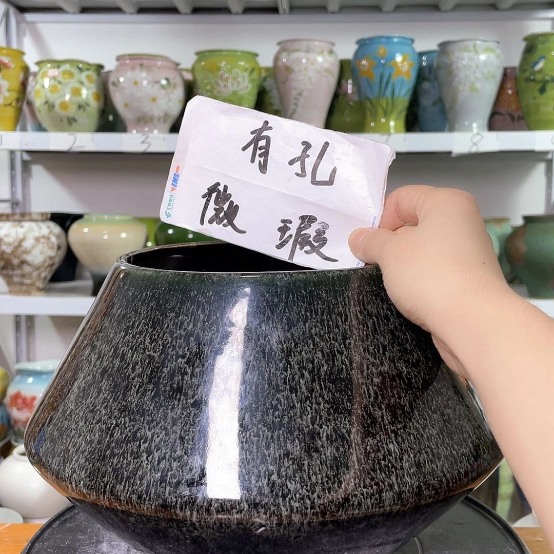 景德镇陶瓷花盆花器暇256