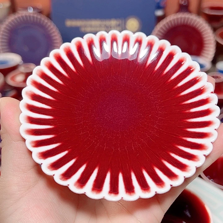 瓷片景德镇品艺轩郎红