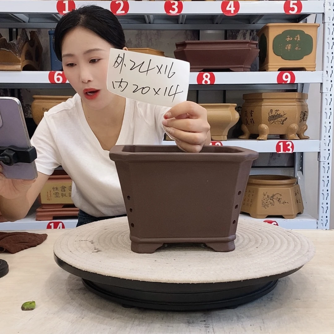 紫砂花盆紫砂花盆