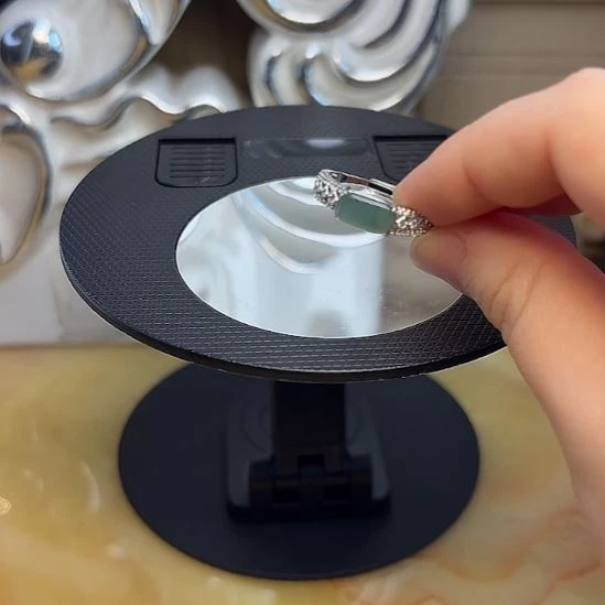 翡翠未镶嵌挂件戒指