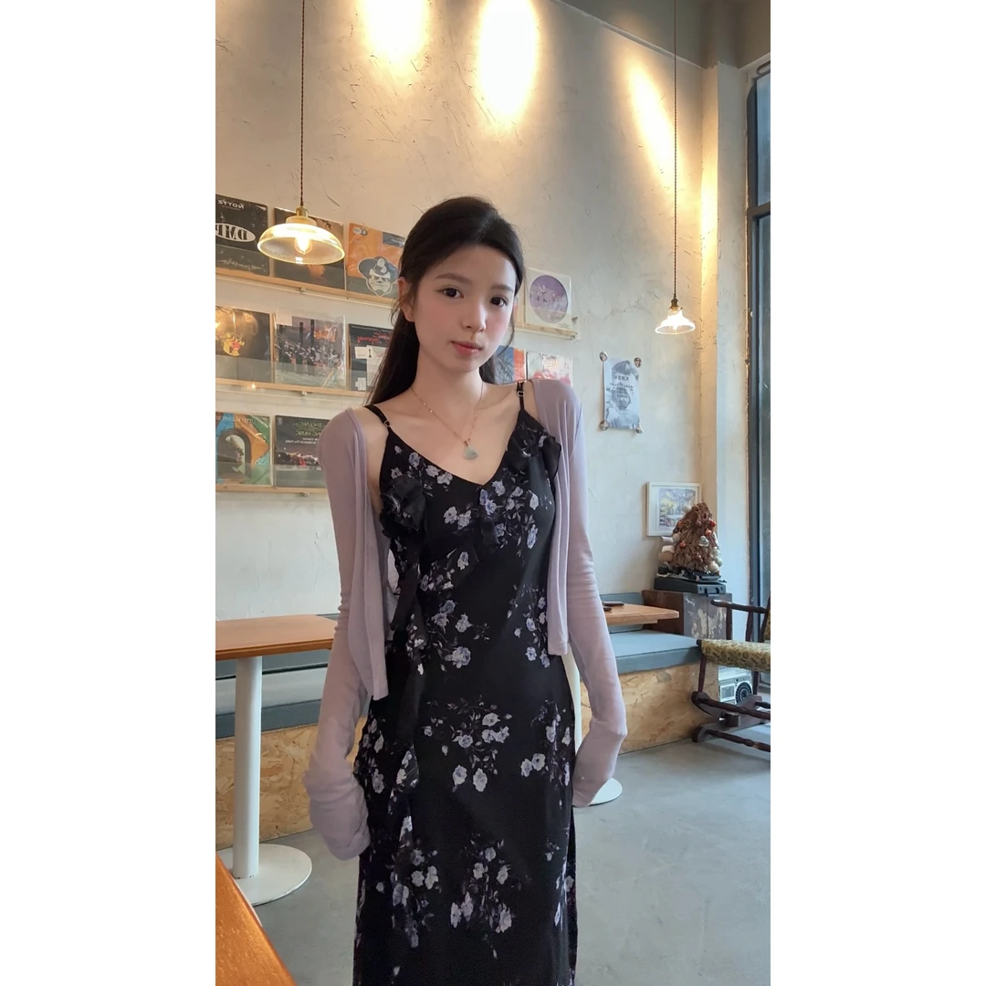 【颂宋】夏季法式防晒薄款空调罩衫外套高级感抗皱长袖开衫DT1137