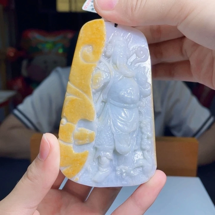 翡翠未镶嵌吊坠(不含链)A34