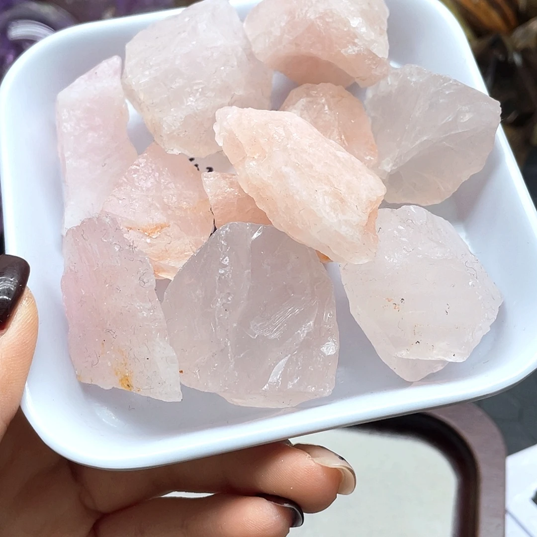 珠宝半成品未镶嵌水晶29粉水原石220