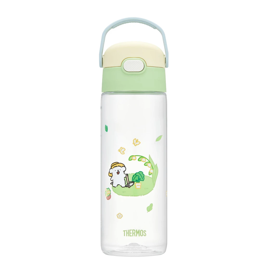 【A等品微瑕】膳魔师母婴线条小狗系列Tritan运动直饮瓶