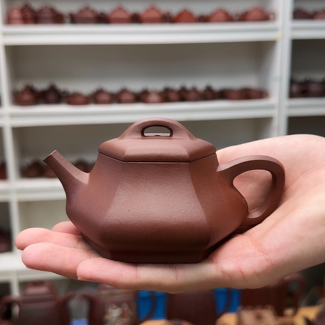 茶壶紫砂六方锦瓢180cc