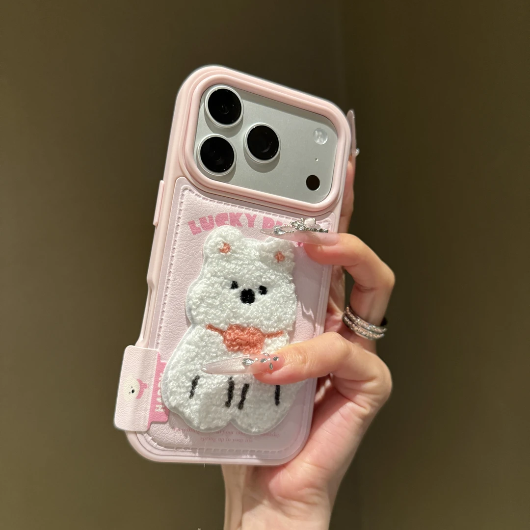 卡通西高地皮质适用苹果17promax手机壳iPhone16创意15可爱14全包